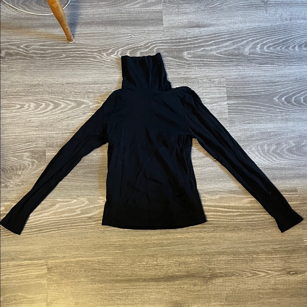 Elegant Black Turtleneck Top